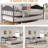 Daybed with Trundle, Height Adjustable-402064400