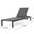 Comfortable Gray Mesh Lounge - & Adjustable Outdoor Chair Breathable Back
