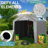 8 Ft. W X 12 Ft. D Metal And PE Cloth Storage Shed (96 Sq. Ft.)