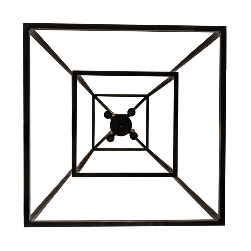28" Square Kitzi Box Pendant