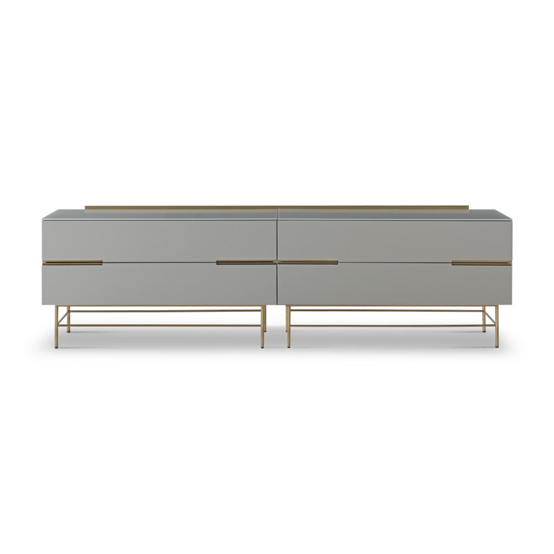 Nicholls Sideboard, Grey/Gold