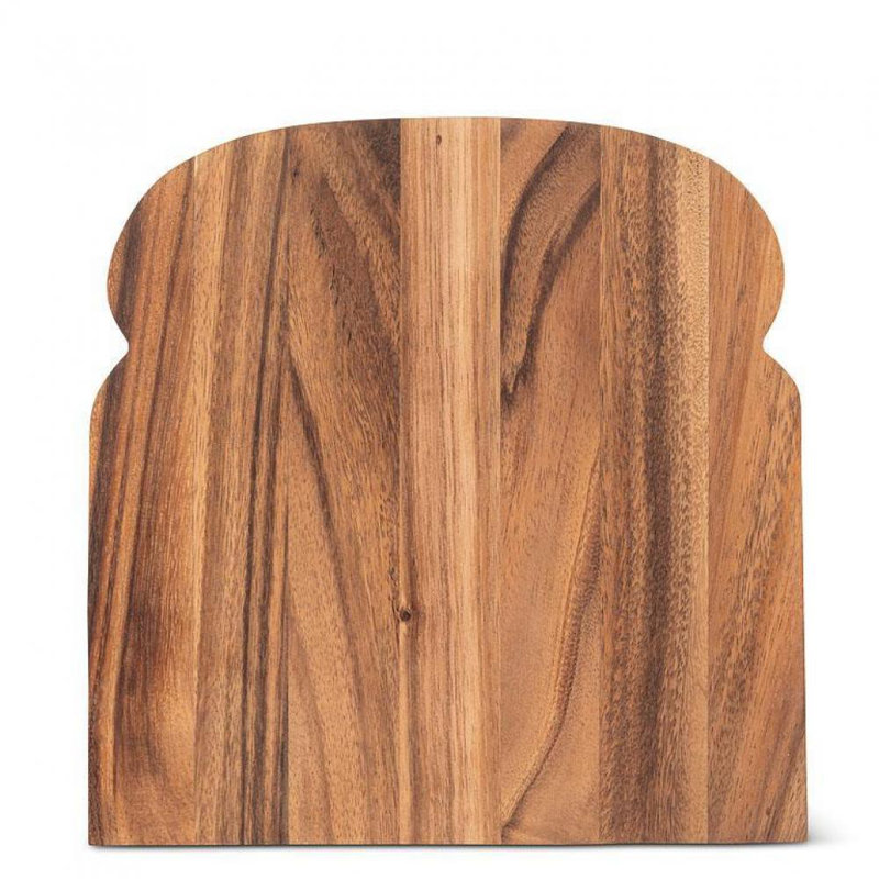 Slice Of Bread Shaped Cutting Board, 10" W x 10" L
