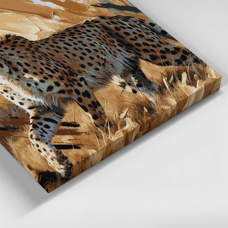 Art mural sur toile, "Big Cats", H 24 po x l 36 po