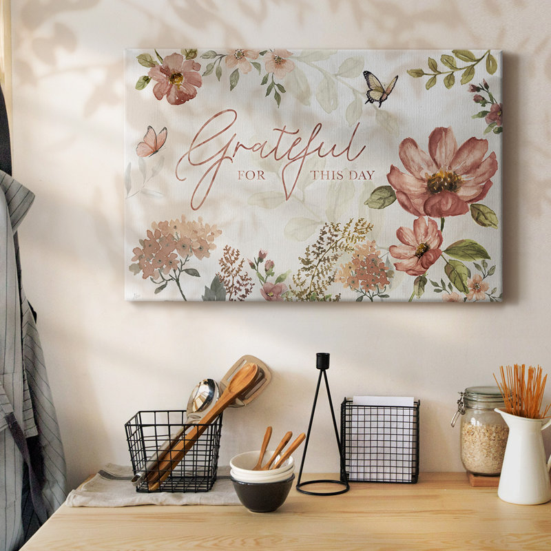 Summers Grateful-Gallery Wrapped Canvas, 12" H x 18" W