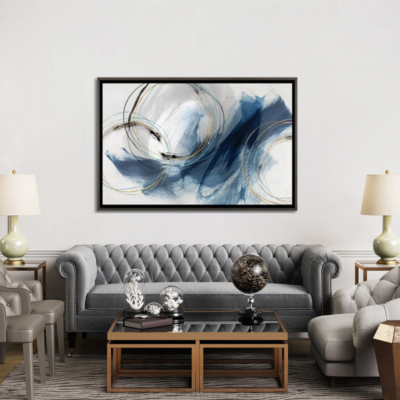 Detour by Isabelle Z Graphic Art Print, 26" H x 40" W, Floater Framed Canvas, Dark Rustic Wood