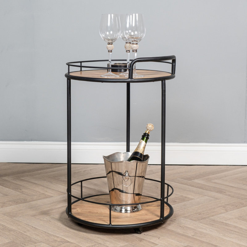 Abdulmajeed Floor Shelf Coffee Table, Black