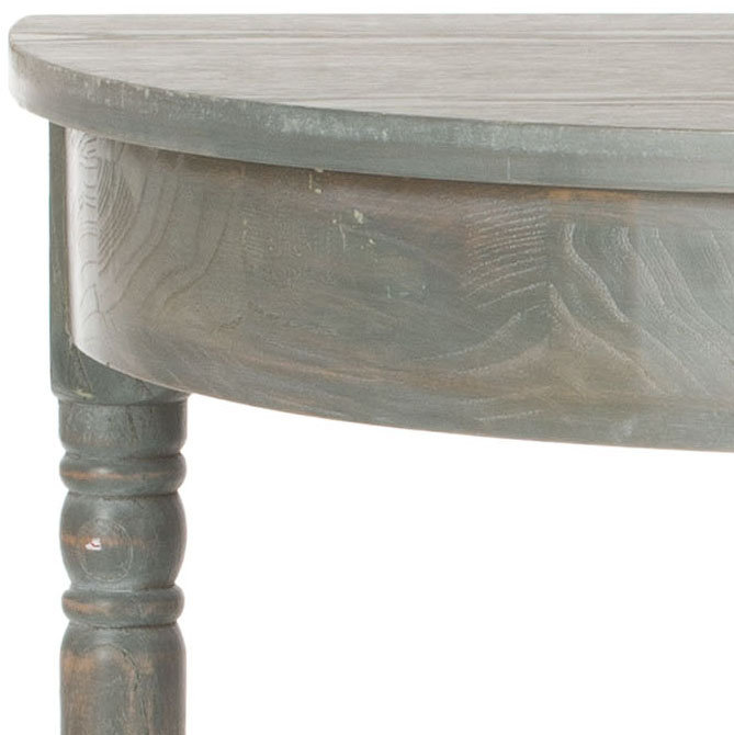Sacramento 76cm Solid Wood Top Console Table, Grey