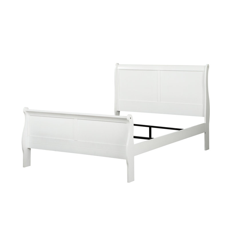 Lit simple blanc avec grâce - Comprend un tiroir pratique et une option de rangement classique en bois de pin massif, Blanc