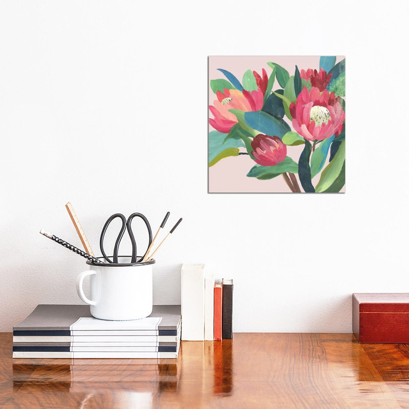 Summer Day by Asia Jensen - Wrapped Canvas Painting, 30.48 cm H x 30.48 cm W x 1.91 cm D