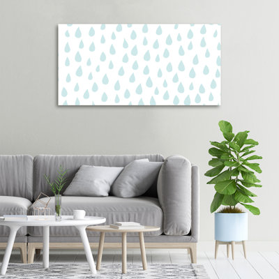 Droplets - No Frame Print on Canvas