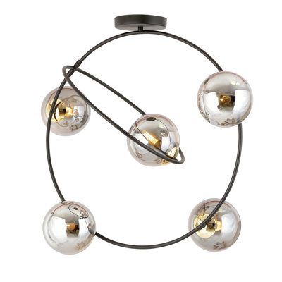 Aymaan 5-Light Sphere Chandelier
