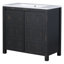 Organisateur de meuble-lavabo 36 po avec lavabo-155853957