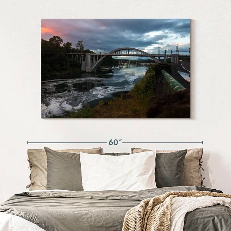 Lilie Dramatic Oregon Bridge, 34" H x 51" W