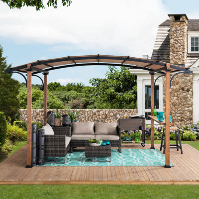 Fabric Pergola SKUTA - 259cm x 406cm, beige, Marazzi