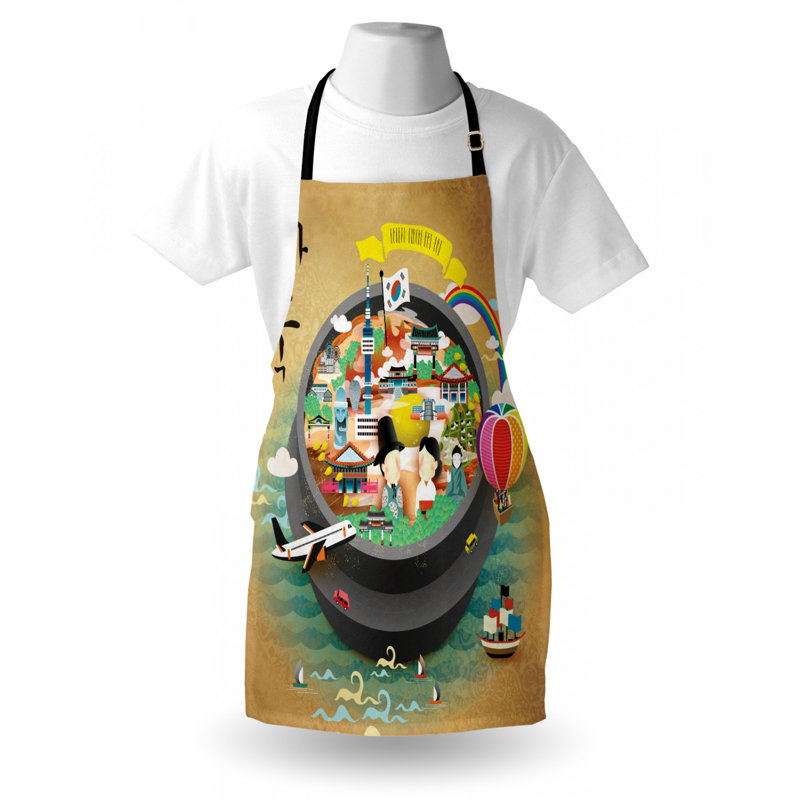Korea Bib Apron