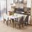 Annagh Stone Top Metal Base Dining Table-268855625-268854963