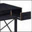Bureau d'ordinateur à finition noire