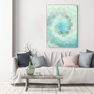 Abstraction Background - Wrapped Canvas Print