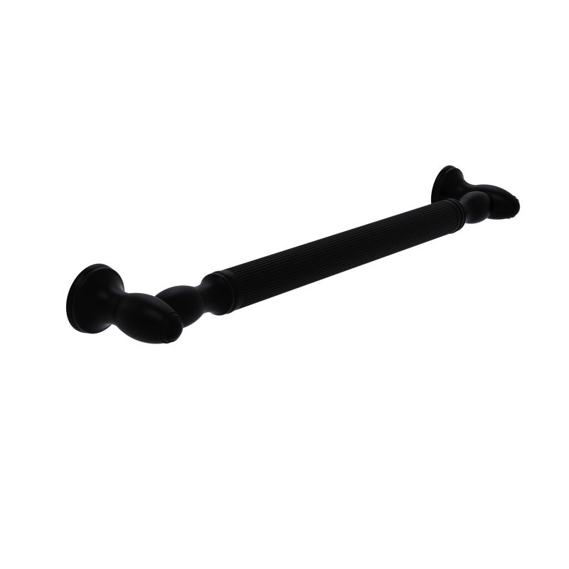 Barre d’appui à roseau, 30 po, Noir mat