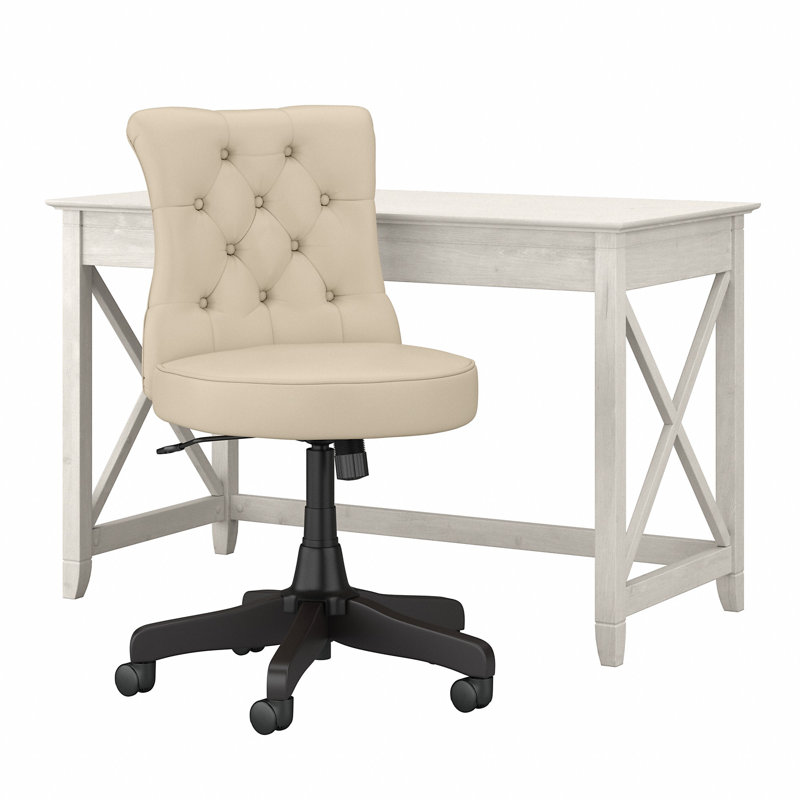 Ovia Modular Writing Desk, Beige