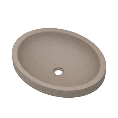 NativeStone Tolosa Oval Concrete Sink