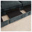 Canapé 4 places en chenille avec tiroirs de rangement cachés - Canapé modulaire très profond pour salon-120017338-120017339