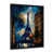 Impression noire sur toile encadrée sélectionné