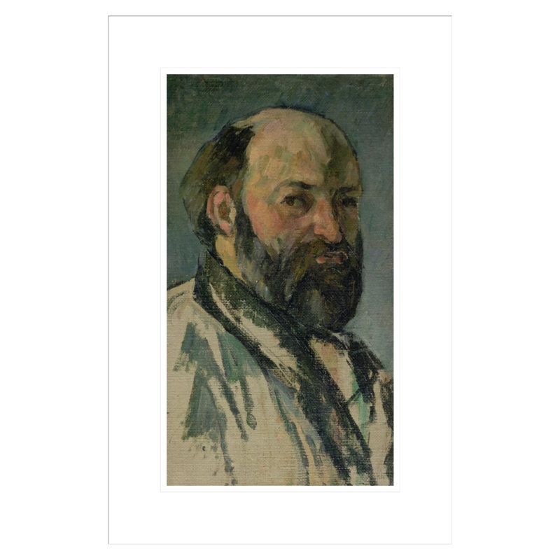 Autoportrait par Paul Cézanne, impression giclée sur cadre, H 21,75 po x l 14,56 po