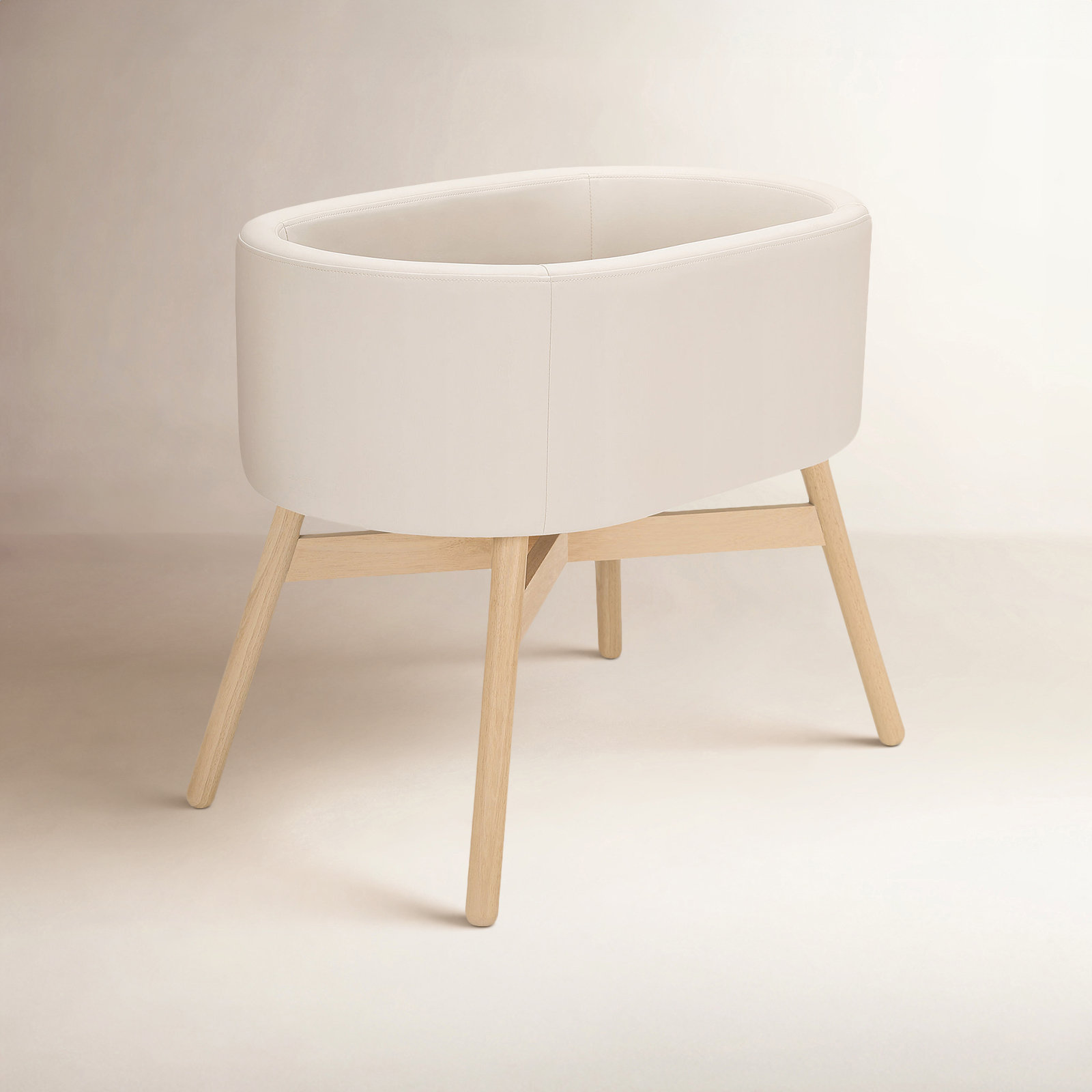 Babyletto x GATHRE Capsule Bassinet, White