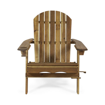 Chaise Adirondack pliante en bois massif Southwark