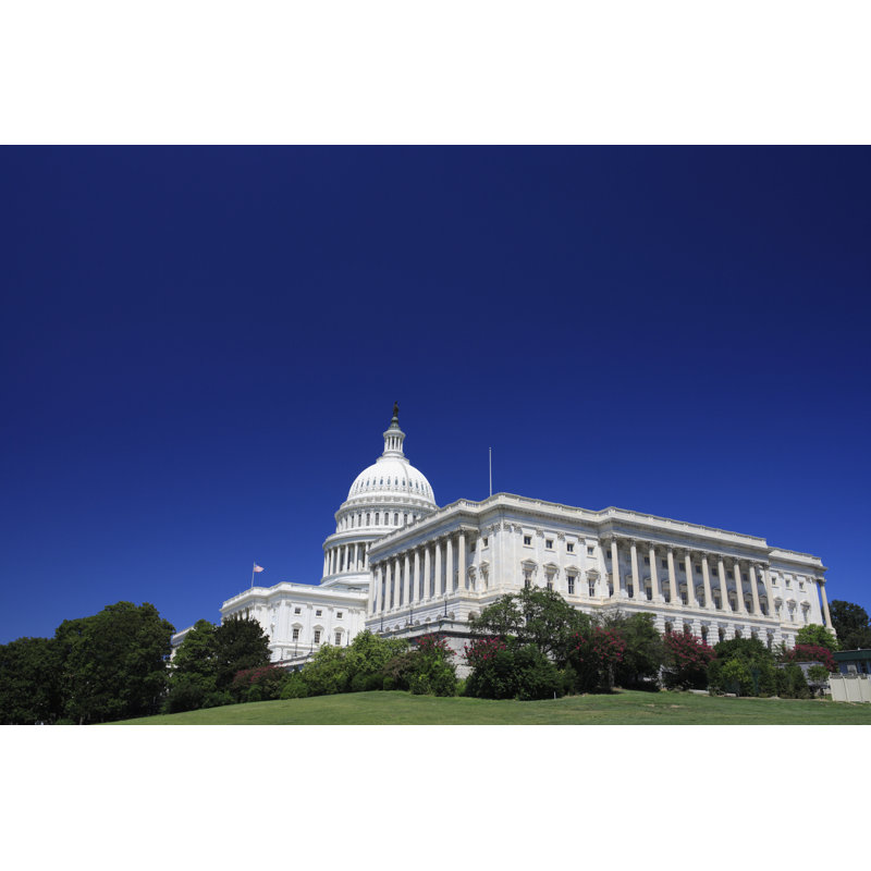 The United States Capitol Building - Wrapped Canvas Print, 30cm H x 46cm W