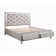 Sliverfluff Vegan Leather Platform Storage Bed