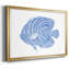 «Blue and White Tropical Fish II», reproduction sur toile encadrée-699381029-699381034