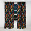 Rideau à motif floral cachemire rétro Vintage Elegance II - 1 panneau-107547837
