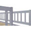 Lit superposé double avec lit gigogne et escalier-2112532864