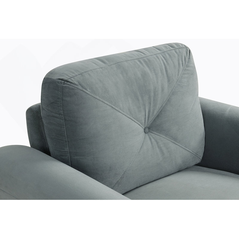 Ensemble de canapé modulaire confortable 1 + 2 + 3 avec conception détachable, rembourrage de qualité supérieure et configuration polyvalente pour une détente ultime