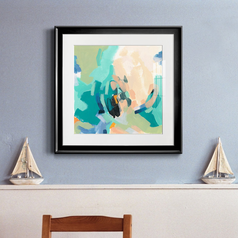 «Soft Serve I-Premium», reproduction encadrée prête à être accrochée, H 30,5 po x l 30,5 po x P 1,5 po, Blanc