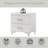 White Finish Nightstand