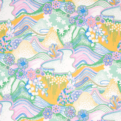 Schumacher x Clements Ribeiro Daisy Chain Wallpaper