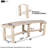 Sinh Manufactured Wood Wood Outdoor Bench