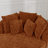 59.8" W Oversized Barrel Chair,Chenille Sofa Chair  With 5 Pillows-1996755672