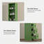 3-Shelf Tall Thin Bathroom Storage Cabinet