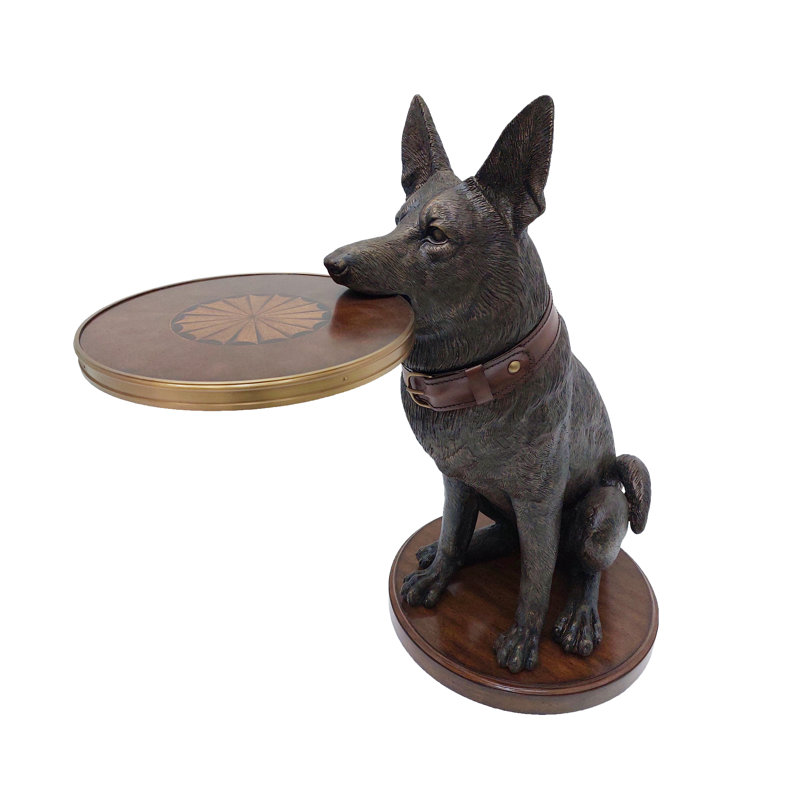 Solid Wood Tray Top End Table