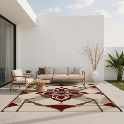 Structured Pathways Indoor And Outdoor Area Rug