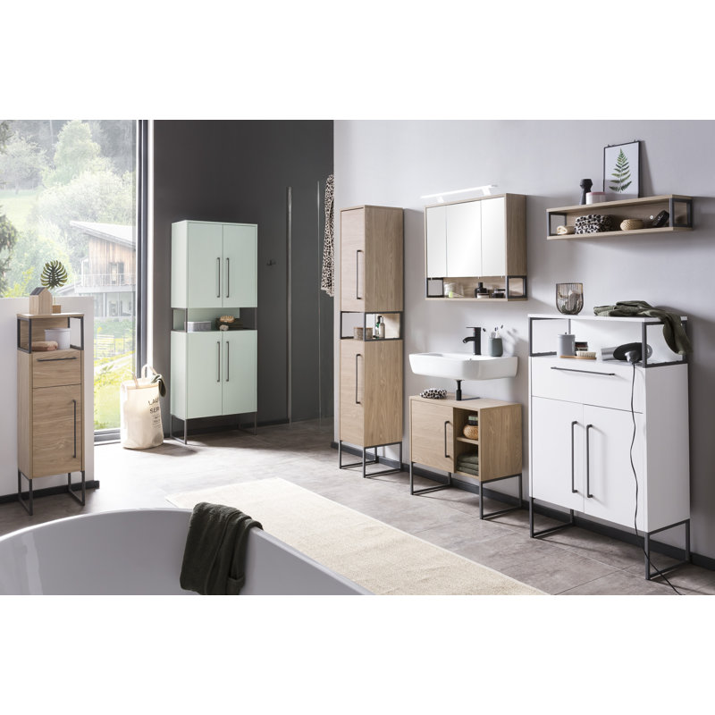 Limone Linen Cabinet, Mint