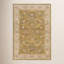 Tapis oriental en polyester tissé à la machine Bower en olive / crème / brun foncé-1234075829
