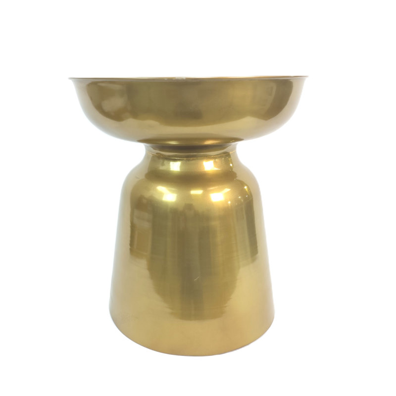 Table d'appoint Debe laiton / or, Or
