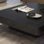 Table basse carrée en pierre de luxe italienne légère-106733686-106733681