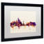 New York Skyline IX, reproduction d'impression sur toile encadrée-40355915-15823998-70579721