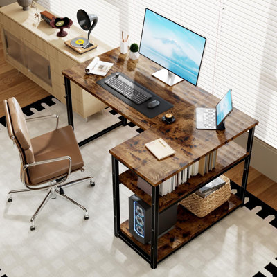 Ambus Modular L-Shaped Computer Desk
